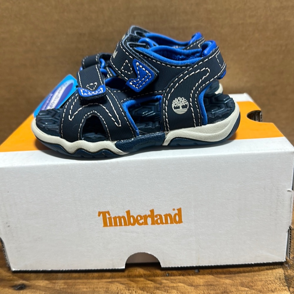 TIMBERLAND TODDLER ADVENTURE SEEKER STRAP SANDAL: NAVY: NIB: SIZE 5